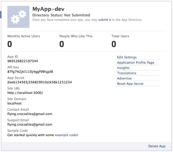 Facebook Screenshot