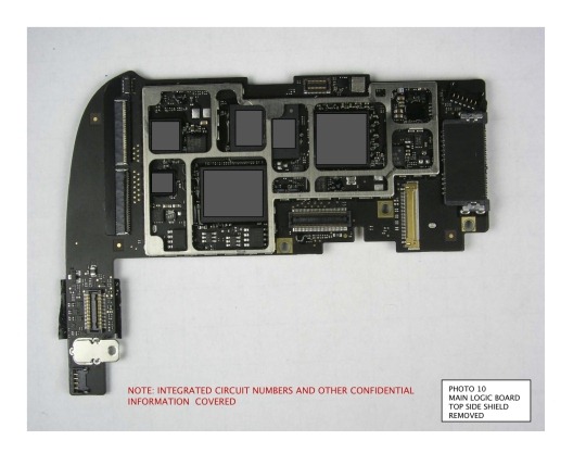 iPad teardown photo main logic board