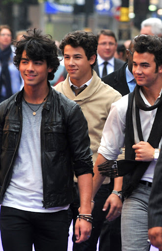 Kevin Jonas, Joe Jonas, and Nick Jonas Jonas Brothers In 3D - UK film premiere held at the Empire Leicester Square. London, England - 13.05.09 Credit: (Mandatory): WENN.com