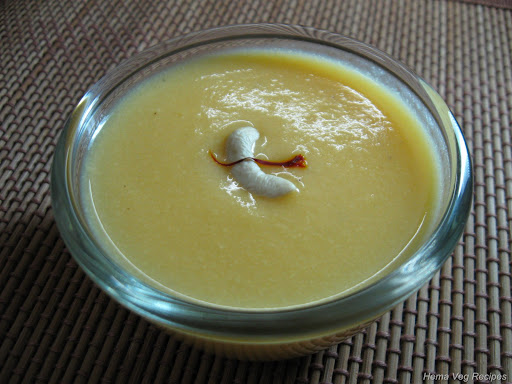 Red Pumpkin Payasam Serving Red Pumpkin Payasam Serving