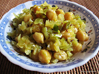 Band Gobi Chole or Cabbage Channa Sabji or Palya/Poriyal