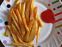 Potato Finger Chips or French Fries