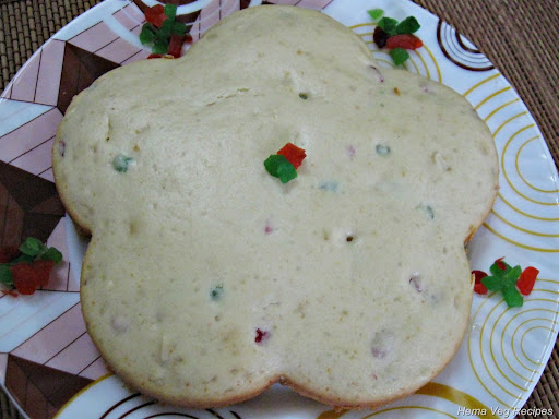 Eggless Vanilla Cake