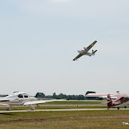 Red Bull's Grumman Albatross taking off