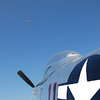 EAA's Bell 47 hovering over the warbirds area