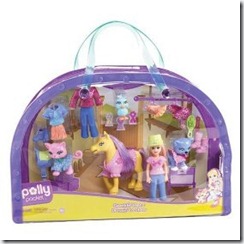 Polly Pocket Sparklin Pets Dressin to Show Bag