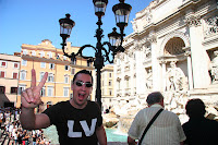 Gerrod at the Trevi fountain