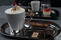 Belgian coffee - with whipped cream!