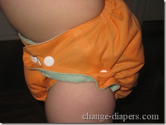 small diaper setting 18.5 lb baby