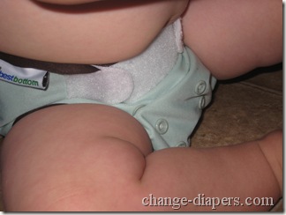 all in two diaper on baby