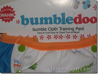 bumbledoo training pant package