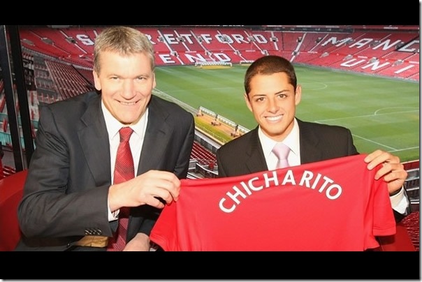 chicharito hernandez al manchester united