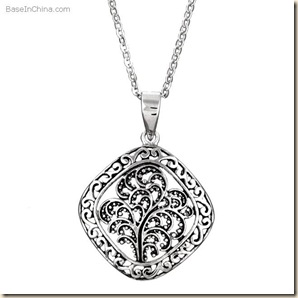 633779166287859211-Wholesale-Wholesale-Sterling-Silver-Antique-Finish-Leaf-Medallion-Necklace