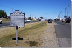 Stuart marker looking north on Route 1 Stuart marker looking north on Route 1