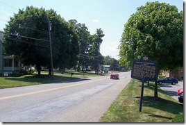 Margaret Corbin Marker Looking South on Route 11