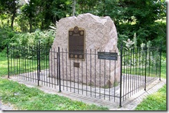 Stone Marker Birthplace of Sam Houston (Click to Enlarge)