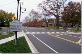 The National Road Marker looking west on Route 40