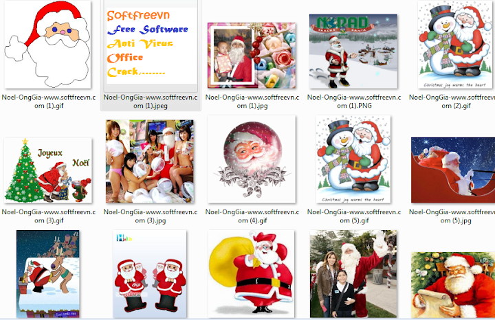 Một số ông già Noel (Merry Christmas)