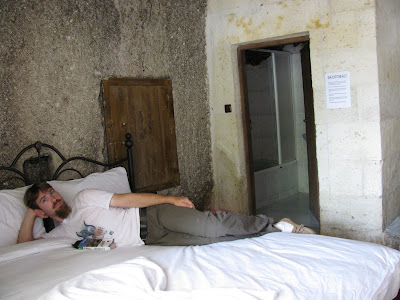 notre chambre à la pension "Pierrafeu"