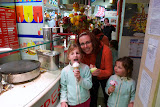 The Gelatto and Crepe shop has become a nightly ritual.