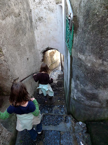 Tiny passageways seem built for 7 and 9-year-olds