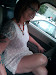 On our way in the cab. She suspects nothing. On our way in the cab. She suspects nothing.