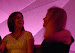 Chris keeps Trish laughing all night long.