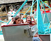Silly faces on the whirly-tornado