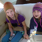 So cute.  They hold hands during take-off.