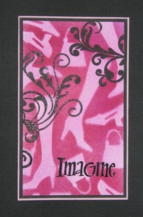 Lynn Roberts Imagine Masking with Dies Card