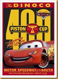 lgfp1578 lightning-mcqueen-piston-cup-program-cars-the-movie-poster