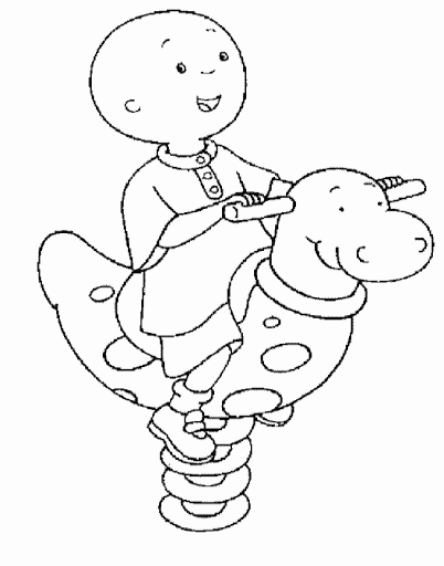 Caillou Coloring pages