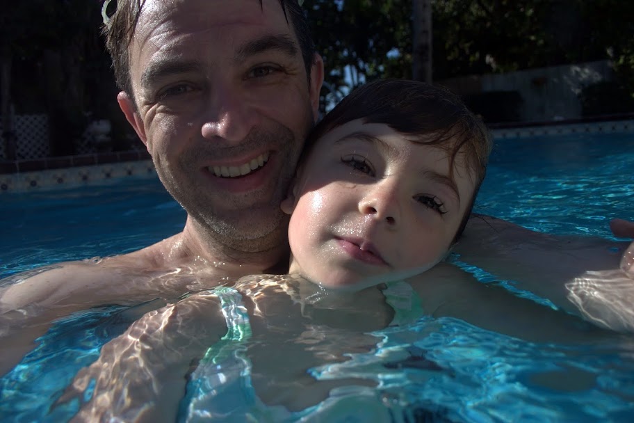 Self portrait with daughter