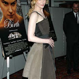 Australian actress Nicole Kidman poses for the photographers as she arrives for the premiere of her film 'Birth,' in New York on October 26, 2004. The film opens nationwide on October 29th.      REUTERS/Bill Davila