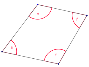 matematicamedie: Somma angoli interni di un quadrilatero