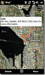 Bing Map MobileSpoon