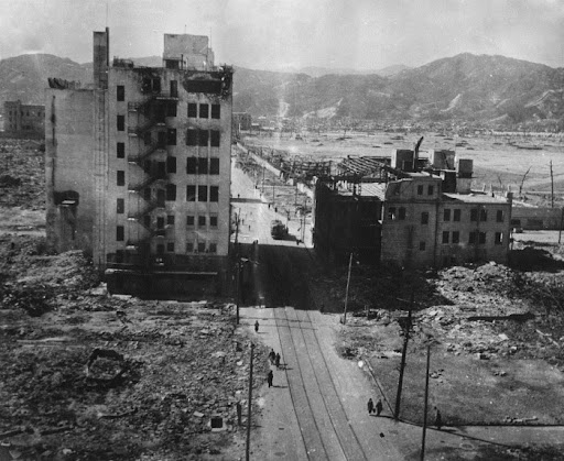 Hiroshima Being Bombed