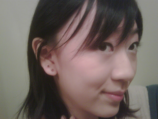 I got my ears pierced as a gift! =o What an unusual present right? I got my ears pierced as a gift! =o What an unusual present right?