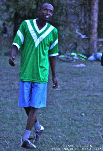 Oriya playing football