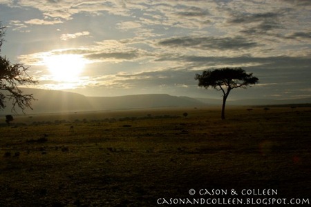 Sunrise over the Mara