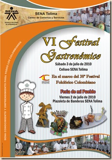 Afiche Gastronomico 2010
