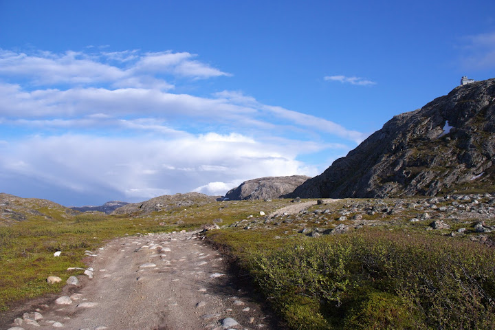 Even lopen op de rotsen