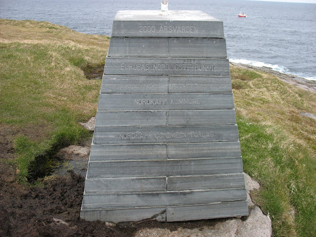 Dit is het punt  de Noordelijkste Noordkaap.