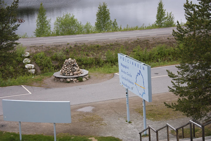 De poolcirkel aan weg 45