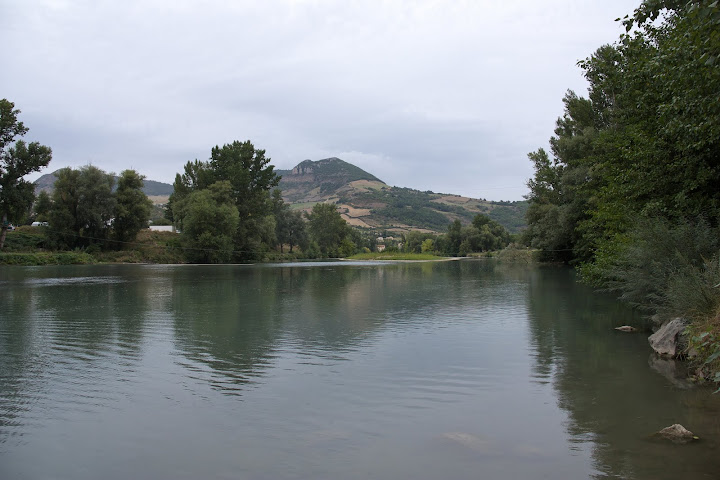 De Tarn vanaf de camping