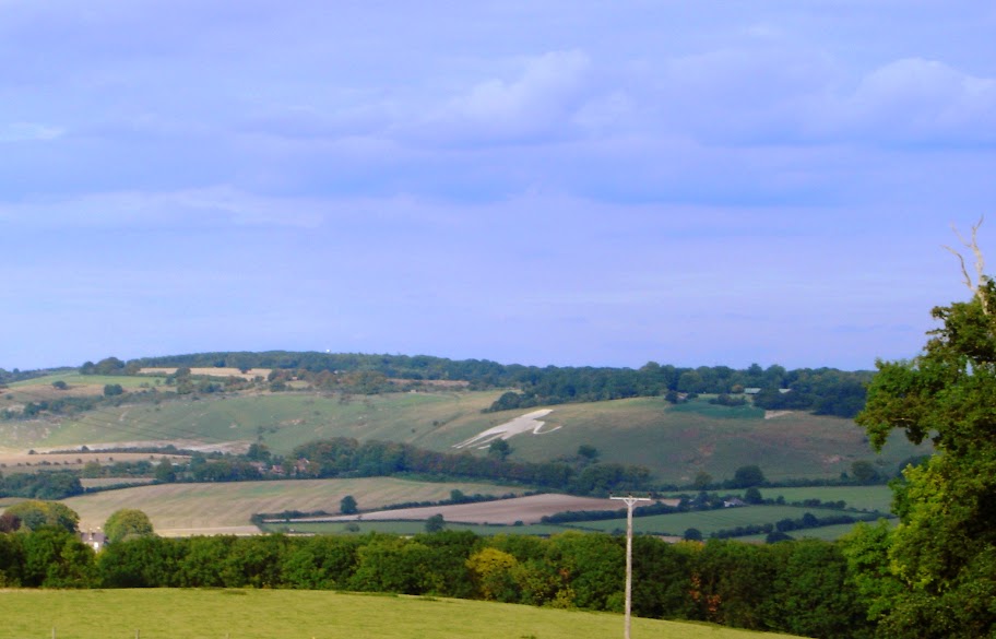 view of white lion Dunstable Downs