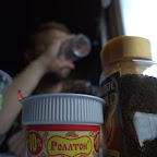 Kartoffelbrei und Kaffee
