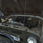 russischer Jeep im Eimer