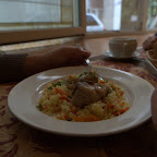 4 Gänge Mittagessen für 150 Rubel