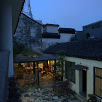 Innenhof des Hostels